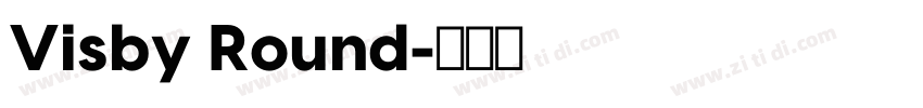 Visby Round字体转换